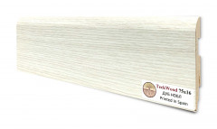 Напольный плинтус МДФ Teckwood цветной Дуб Нобл 75х16х2150 мм