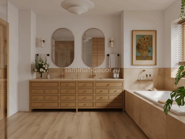 Заказать Каменно-полимерный ламинат SPC Alpine Floor Tulesna Ottimo 1004-28 Accura 43 класс 1220х183х4 мм замок 4V-Groove фаска упаковка 2.23 м2 