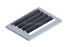 Стеновая панель 120х12 мм Hiwood LV139 BU20 черный 2,7м