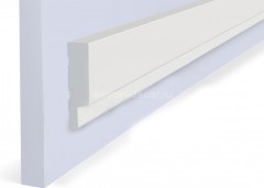 Финишный молдинг Hiwood LF124A NP белый 42х12 мм 2,7 м