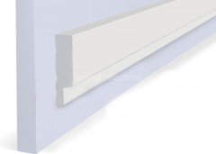 Финишный молдинг Hiwood LF124A NP белый 42х12 мм 2,7 м