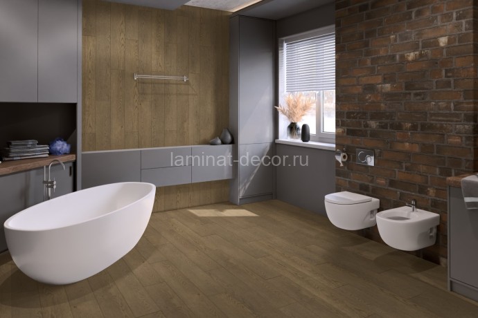 Заказать Кварцвиниловая плитка Damy Floor Family LVT Дуб Мокко 0030-6 - LVT 1227х187х2.5 мм 18 шт-4.13 м2 43 класс 