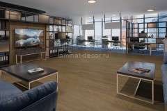 Кварцвиниловая плитка Damy Floor Family LVT Дуб Мокко 0030-6 - LVT 1227х187х2.5 мм 18 шт-4.13 м2 43 класс