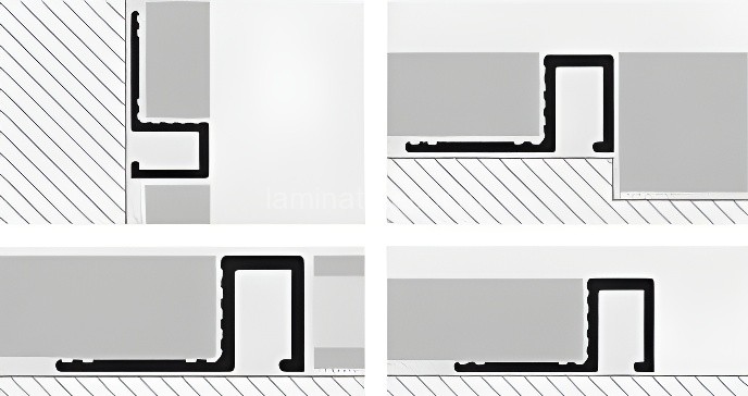 Заказать Латунный П-профиль закладной 8х8 мм Progress PRFOL 08 латунь полированная 2,7 м