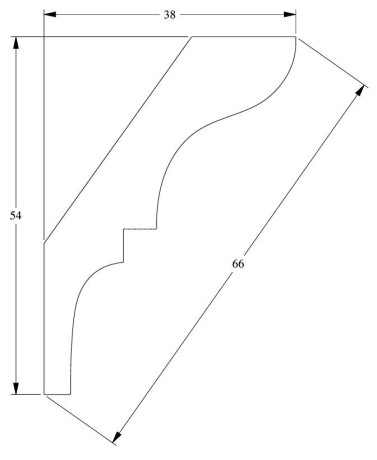 Заказать Потолочный плинтус Orac Decor Duropolymer CX112 2 м 