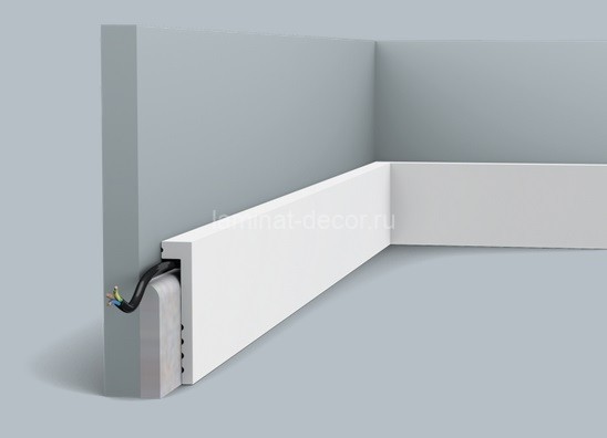 Заказать Напольный плинтус с кабель-каналом Orac Decor Duropolymer SX171 2 м 
