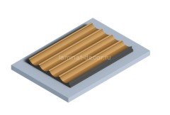 Стеновая панель 120х12 мм Hiwood LV139 G365 бежевый 2,7м