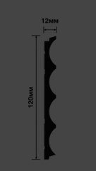 Стеновая панель 120х12 мм Hiwood LV139 G365 бежевый 2,7м