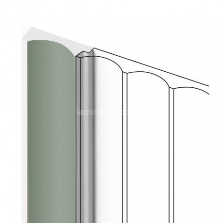 Заказать Финишный молдинг для стеновых панелей HiWood LF139A GN69 12х32 мм зеленый 2,7 м