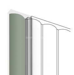 Финишный молдинг для стеновых панелей HiWood LF139A GN69 12х32 мм зеленый 2,7 м