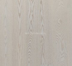 Паркетная доска Floorwood Ясень Кантри насыщенный белый матовый лак микро-фаски 14х138х2000 мм