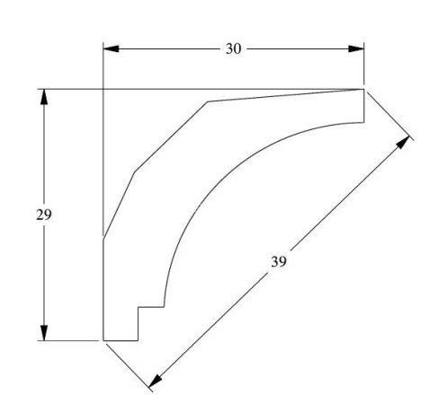 Заказать Потолочный плинтус Orac Decor Duropolymer CX115 2 м 