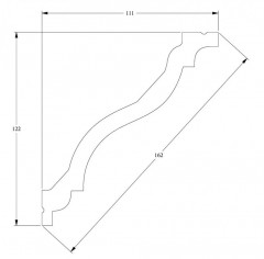 Потолочный плинтус гибкий Orac Decor Purotouch Flex C333F 2 м