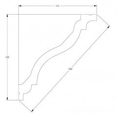 Потолочный плинтус гибкий Orac Decor Purotouch Flex C333F 2 м