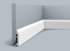 Напольный плинтус с кабель-каналом Orac Decor Duropolymer SX172 2 м