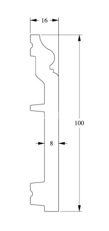 Заказать Напольный плинтус с кабель-каналом Orac Decor Duropolymer SX173 2 м 