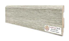 Напольный плинтус МДФ Teckwood цветной Дуб Денвер 75х16х2150 мм