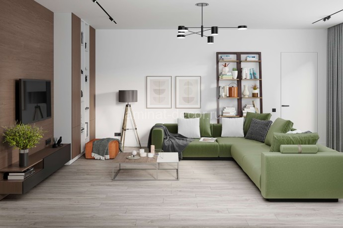 Заказать Кварцвиниловая плитка Damy Floor Family LVT Дуб Английский SL3683-6-LVT 1227х187х2.5 мм 18 шт-4.13 м2 43 класс