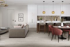 Кварцвиниловая плитка Damy Floor Family LVT Дуб Английский SL3683-6-LVT 1227х187х2.5 мм 18 шт-4.13 м2 43 класс